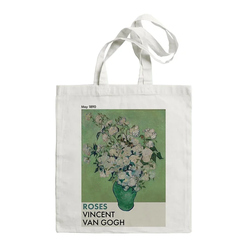 Ван Гог Картина Женская Холстовая Сумка На Плечо Большая Эстетика Сумки Для