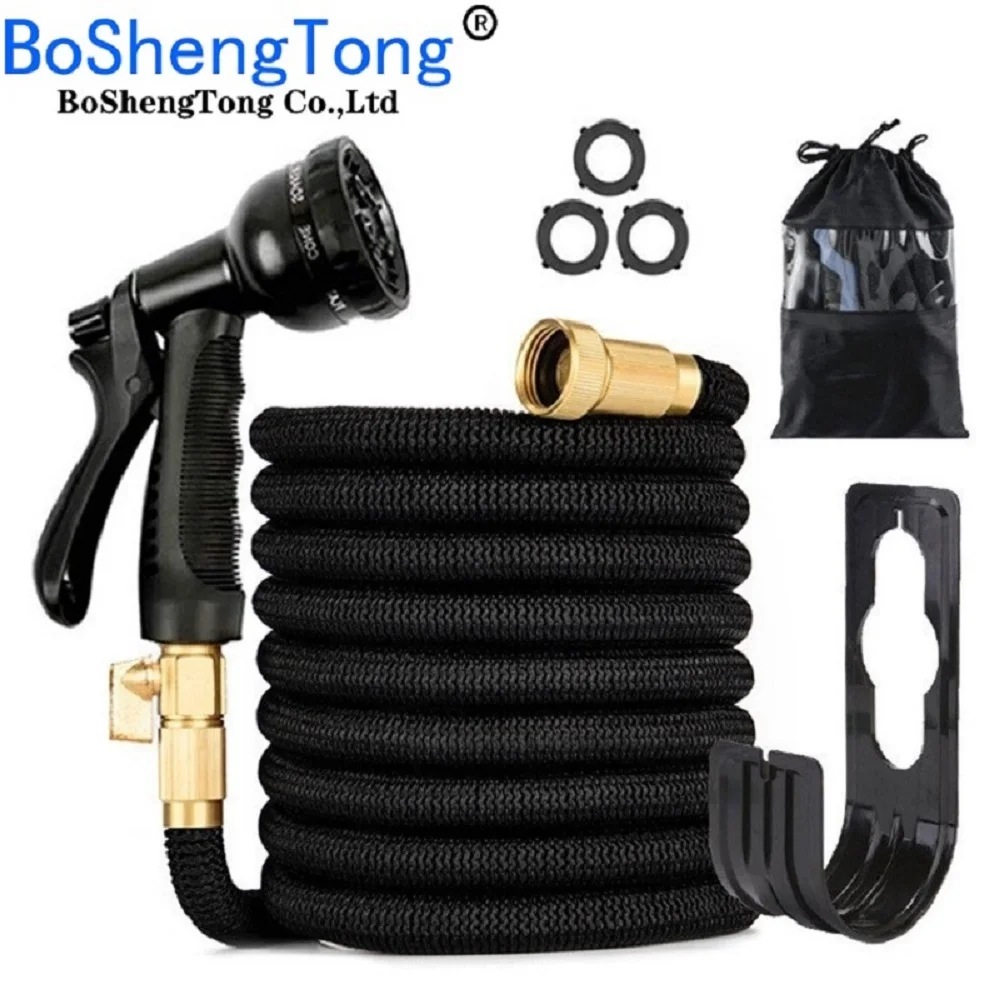 

BoShengTong 2023 hot Garden Hose Water Pipe Expandable Watering Hose High Pressure Car Wash Expandable Garden Magic Hose Pipe