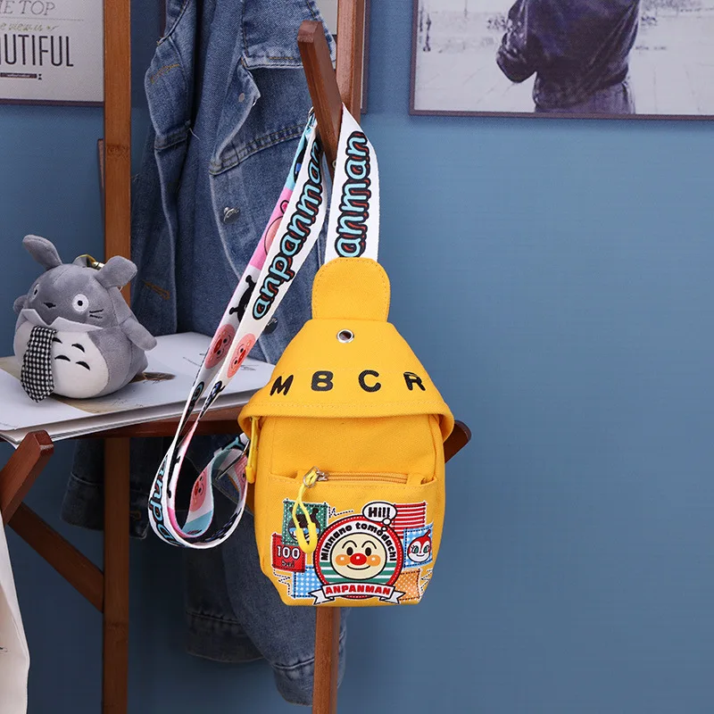 

Cartoon Canvas Small Bag Female 2022 New Tide Korean Version Of the Sen Department Children's Bag Single Shoulder Crossbody Bag