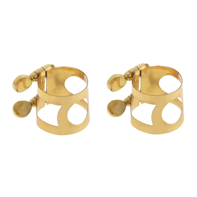 

Altos Sax Лигатура мундштука двойные винты крепеж для саксофона Gold Ligature, аксессуары для музыкальных инструментов