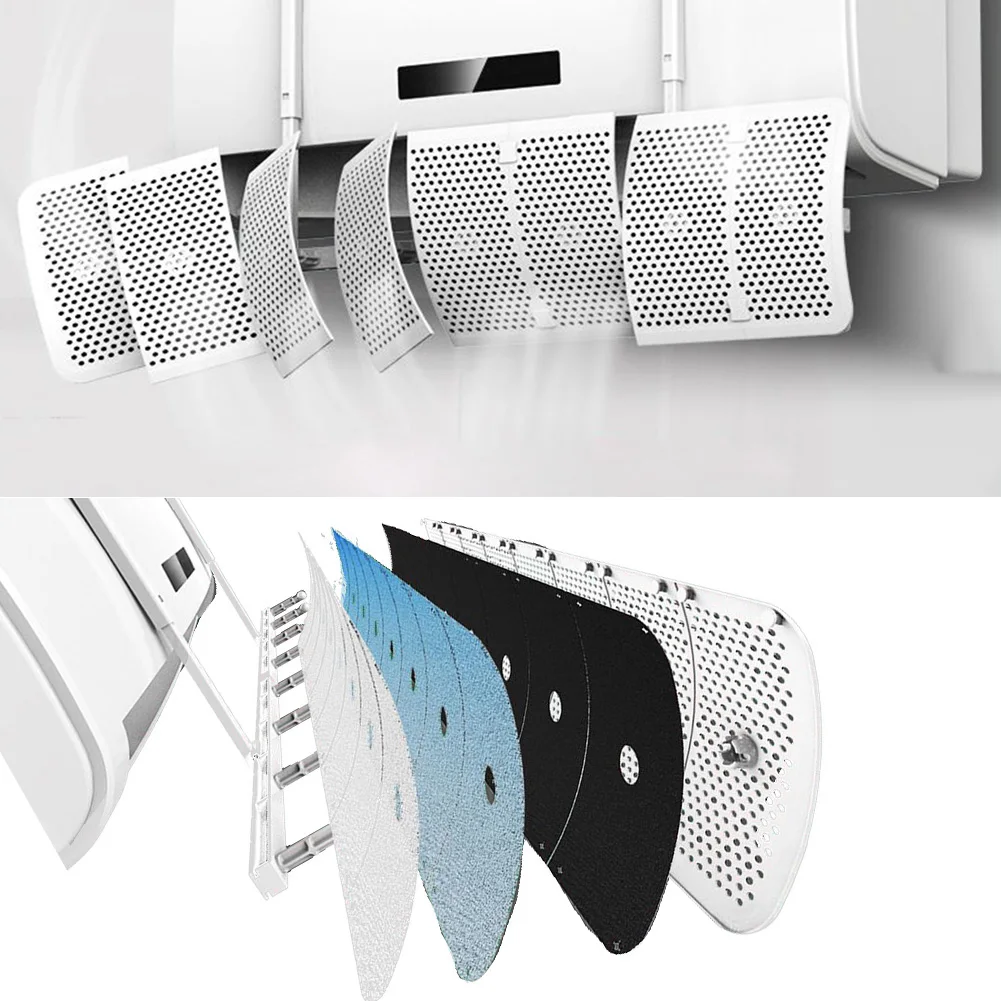 

Universal Air Conditioner Wind Deflector Wall-mounted Air Conditioning Windshield Anti-Direct Blowing Retractable Outlet Baffle