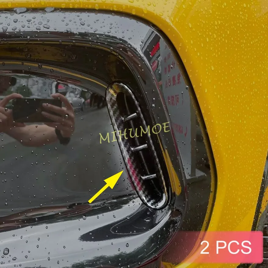 

Передний бампер для автомобиля Honda ZRV ZR-V 2023 2024, Крышка вентиляционного отверстия, отделка из углеродного волокна