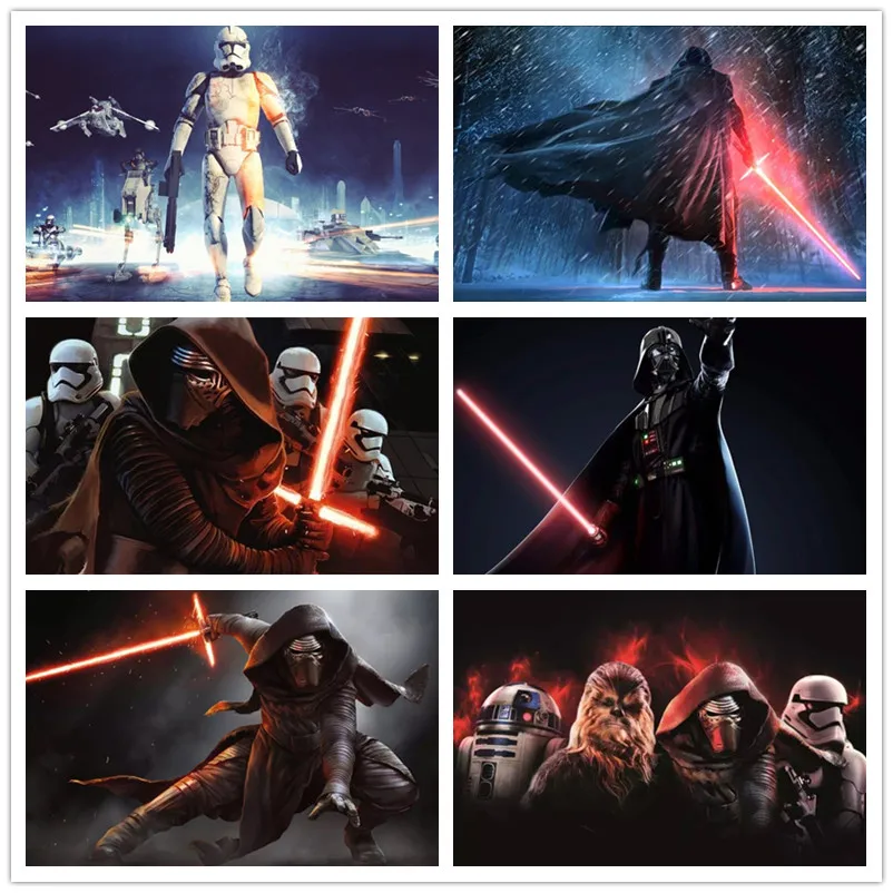 Алмазная мозаика Звездные войны постеры для вышивки крестиком 5d картина из страз