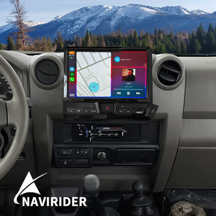 Carplay Auto Android 13 QLED экран 256G автомобильный видеоплеер радио GPS Bluetooth для Toyota Cruiser 70 76 75