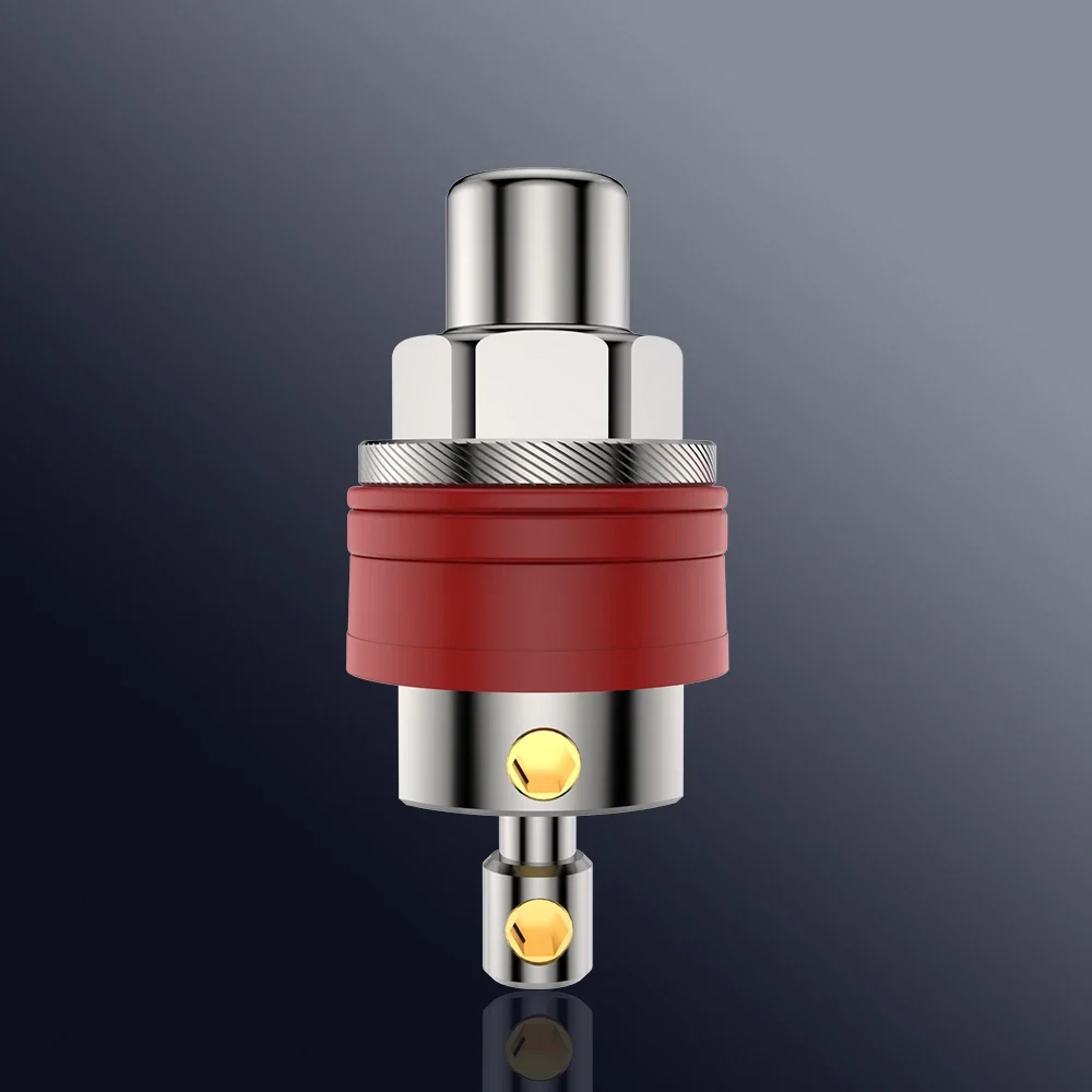 4 шт. Viborg RC102R гнездо RCA из чистой меди с родиевым покрытием для динамика усилителя