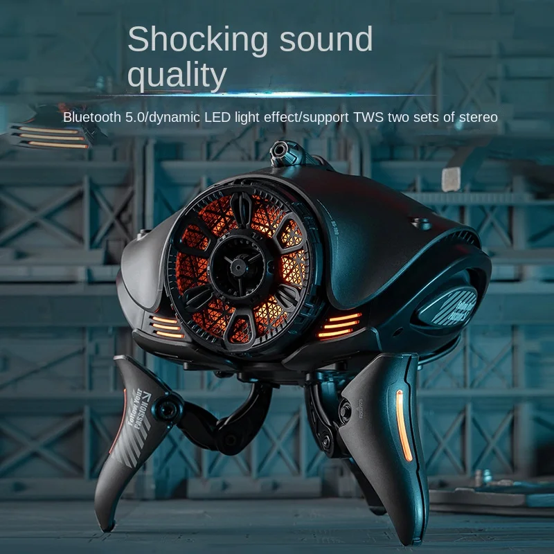 

Species invasion inva alien wireless high-quality bluetooth speaker overweight subwoofer audio mechanical gaming atmosphere