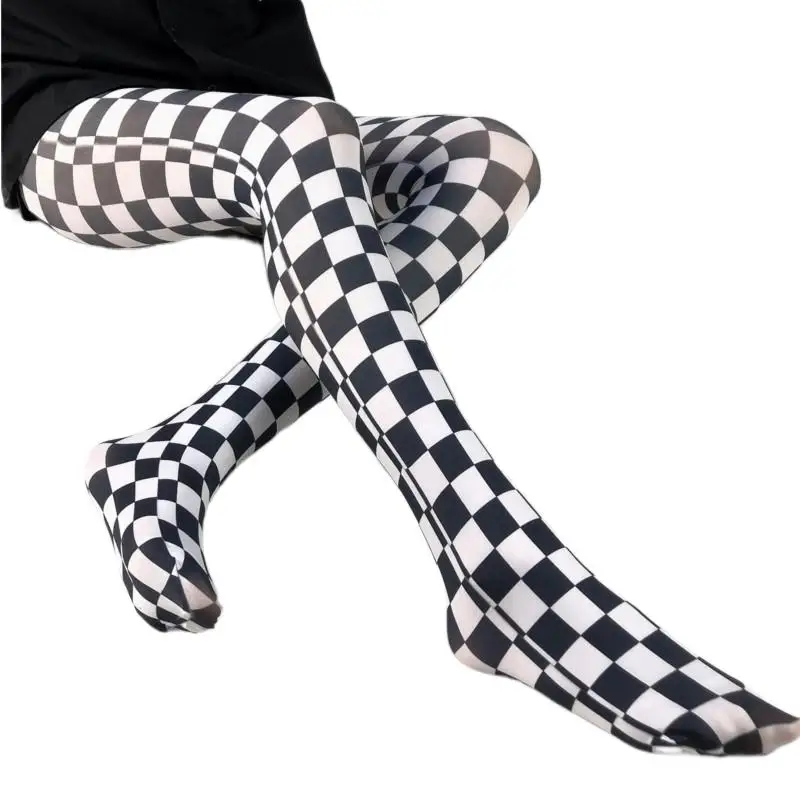 

sexy Tights for Women fashion Sheer tatoo Printed Pantyhose Stockings Anti-Hook