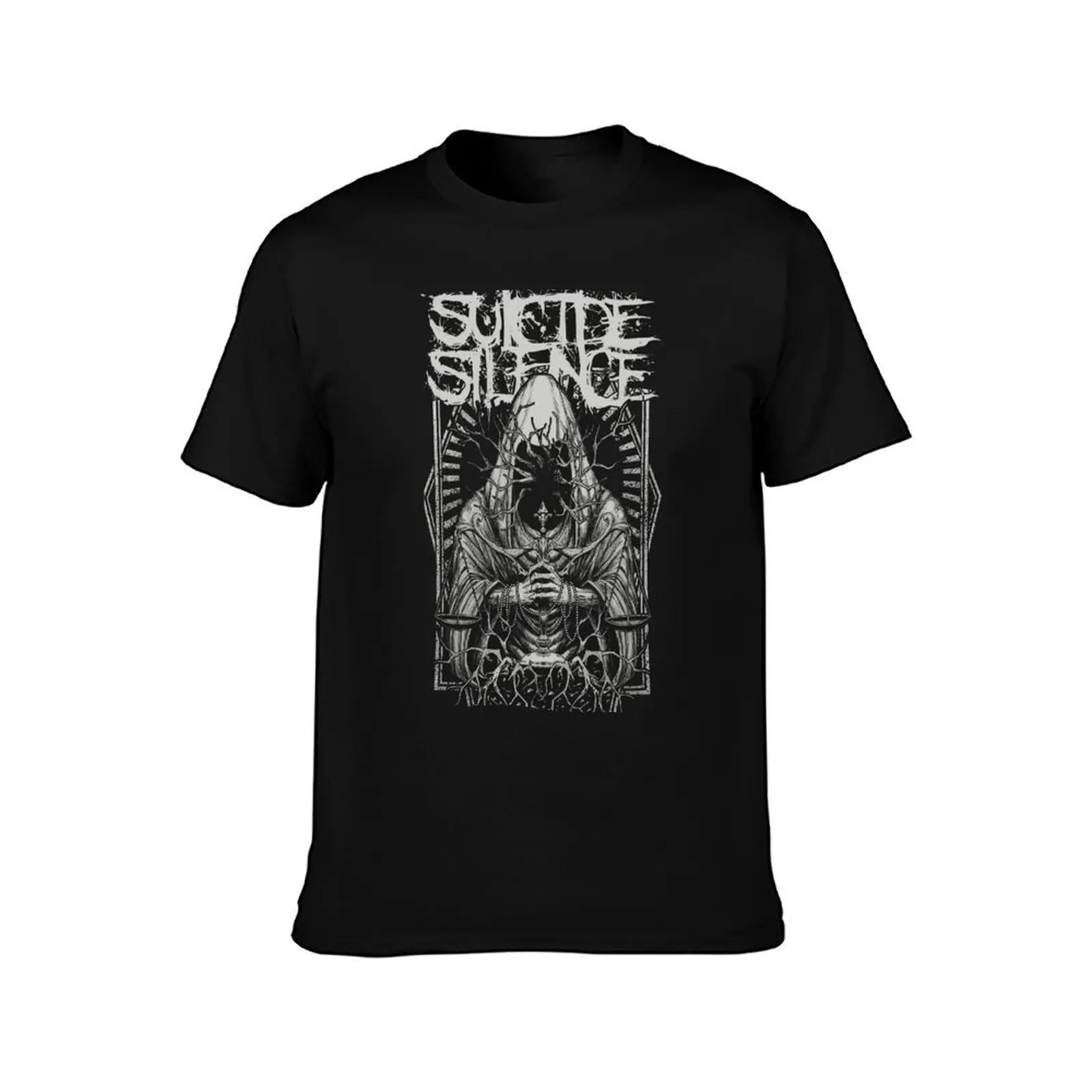 Фото Футболка Suicide Silence, повседневный минималистичный топ с короткими рукавами №2