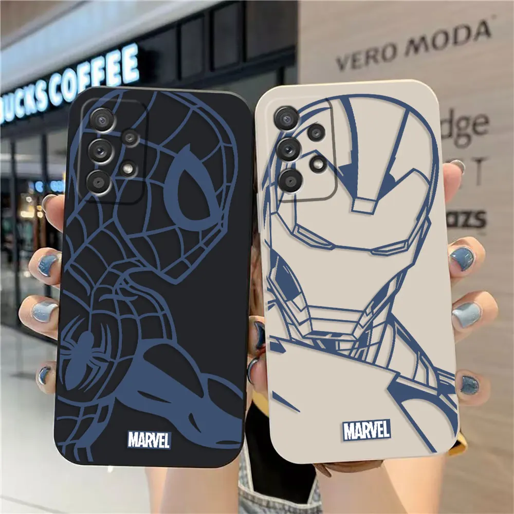 

Marvel's Iron Spider-Man Case For Samsung A91 A73 A72 A71 A53 A52 A51 A42 A33 A32 A23 A22 A12 A22S A02S AO3S 4G 5G Colour Case