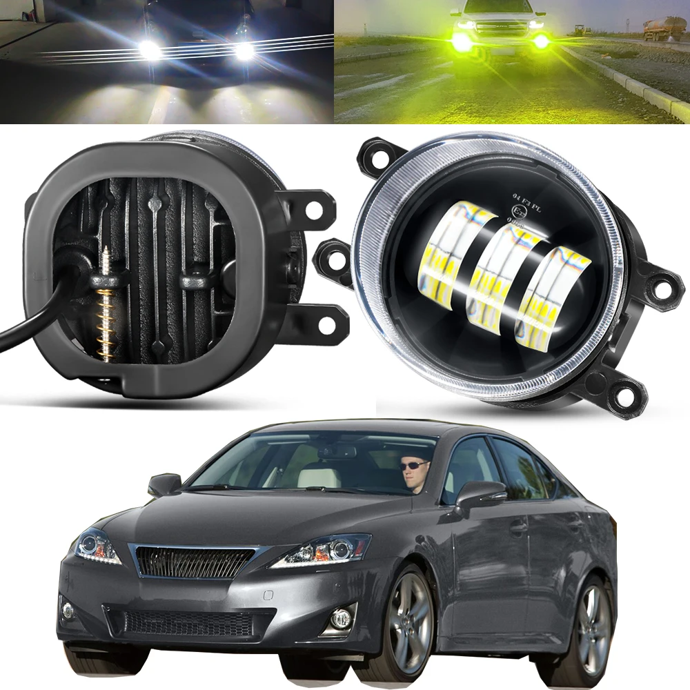 Фары противотуманные Автомобильные светодиодные правые и левые 2 х30 Вт 12 В для Lexus