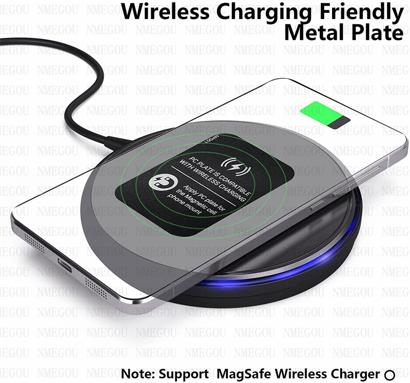 Магнитная металлическая пластина для автомобильного беспроводного зарядного