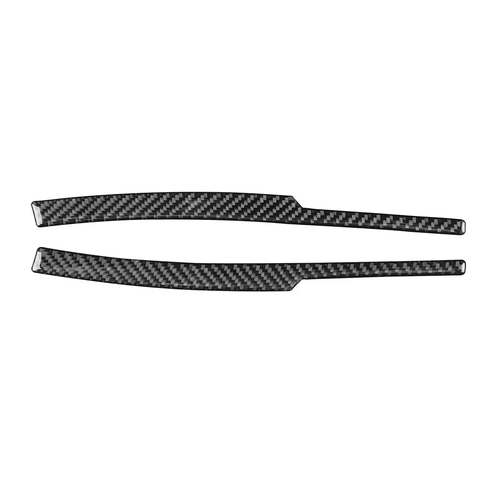 

2pc Carbon Fiber Sideview Mirror Decorativ Sticker Trim For Cadillac ATS 2013-19 Rearview Mirror Decorative Sticker