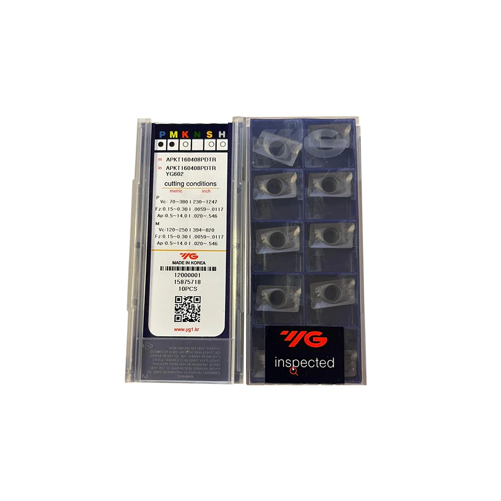100% Оригинальный APKT APKT160408 APKT160404 APKT160412 APKT100305 APKT160424 APKT160416 APKT100308 PDTR YG602 фрезерная вставка