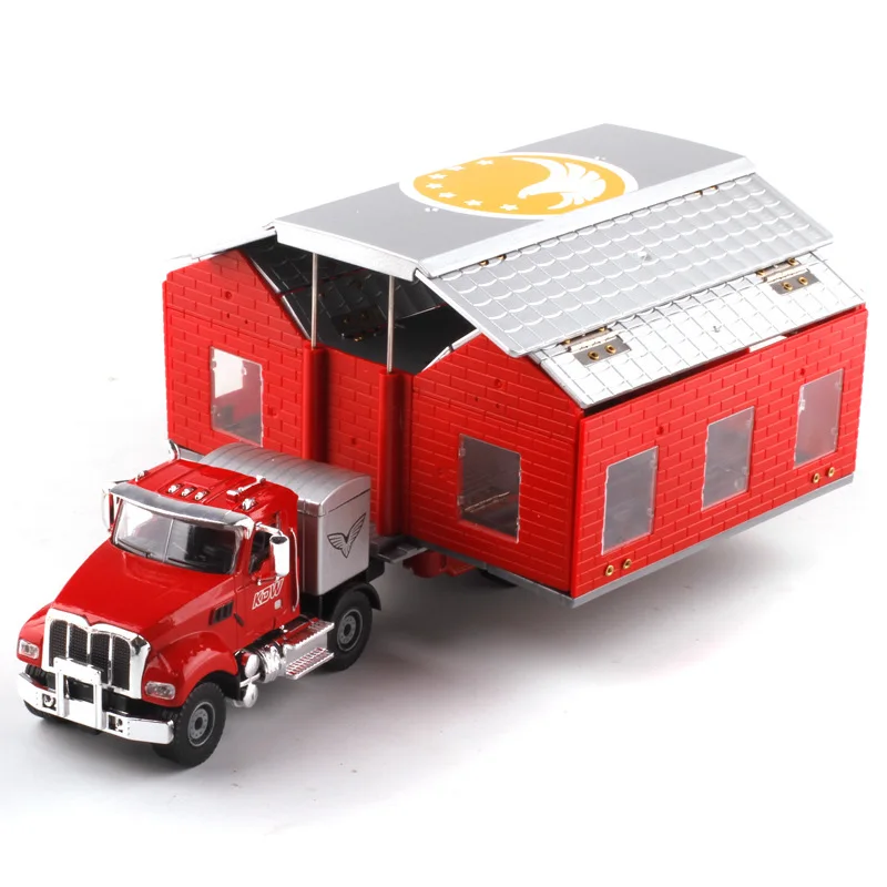 

1:50 Alloy Recreational Vehicle Model KAIDIWEI RV Family 6 Options Deformation Touring Wagon DIY Makeup Housing Car Toys