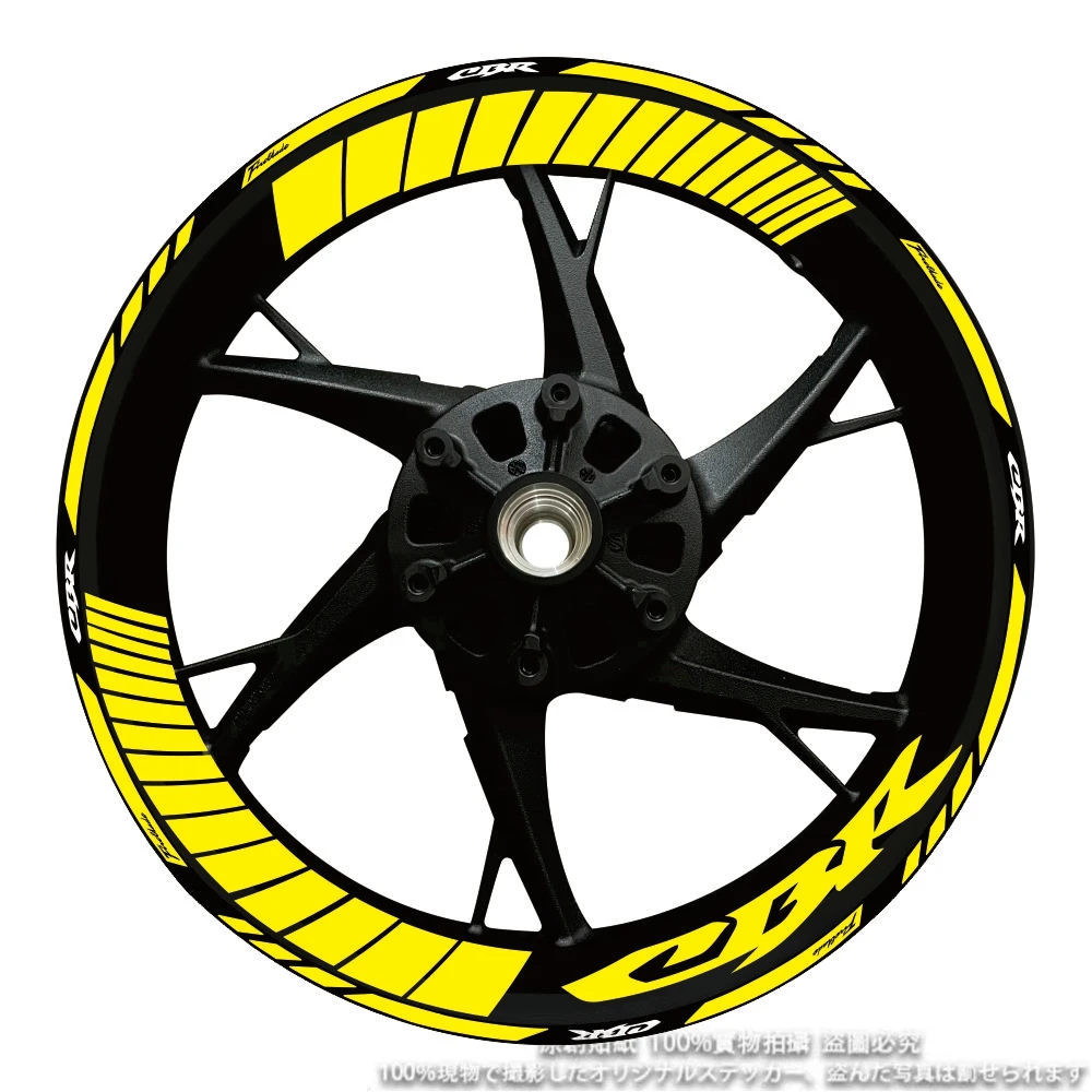 Светоотражающие аксессуары для мотоциклов, наклейка на колесо внутри ступицы, наклейки, полосатая лента для обода для HONDA CBR 400 600 650 1000 1100RR 250R