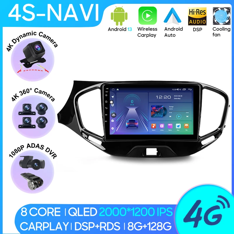

Автомобиль MP4 радио Carplay Android плеер для LADA Vesta Cross Sport 2015 - 2023 Навигация GPS Android Авто Видео DSP 4G BT Wifi No 2din DVD