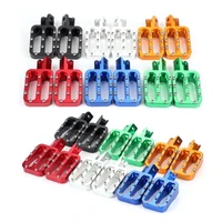 cnc aluminum alloy pit bike foot pegs rests footpegs for mx crf50 xr50 pw50 pw80 klx110 ttr50