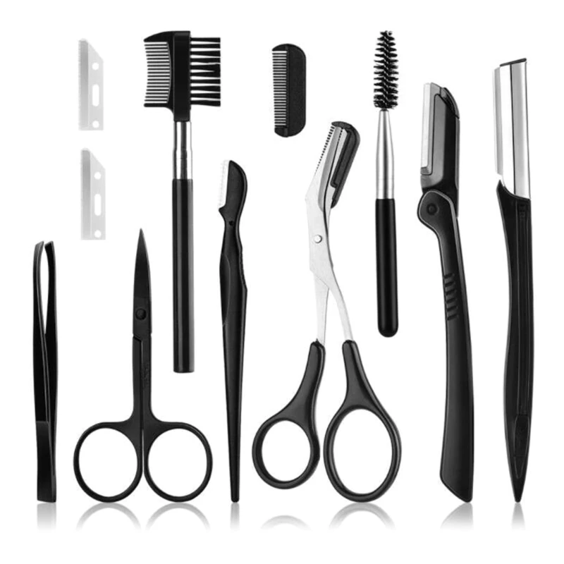 

Eyebrow Kit,Professional Eyebrow Grooming Set,Eyebrow Trimmers Set Brow Razors