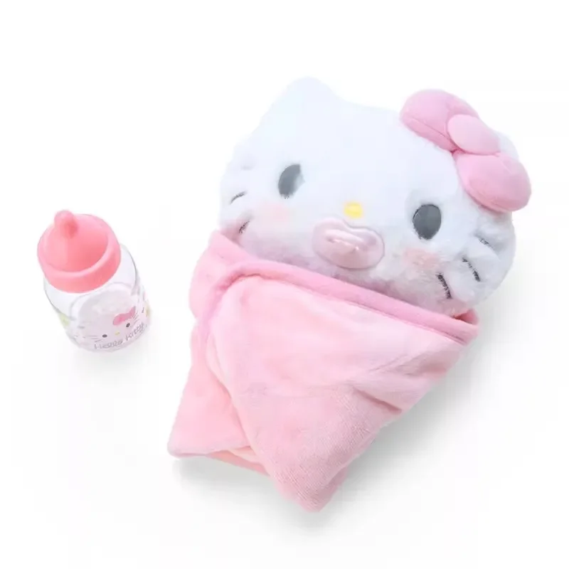 Оригинальная детская бутылочка-пустышка Sanrio плюшевая Cinnamoroll Hello Kitty My Melody детский