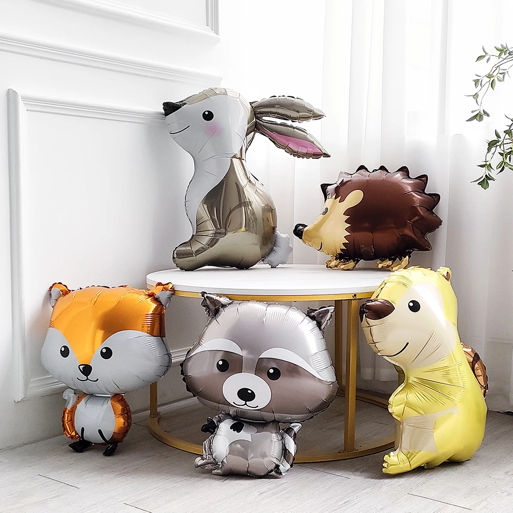 

Animal Foil Balloon Jungle Safari Elephant Zebra Monkey Birthday Party Baby Shower Jungle Summer Party Decoration Children Toy