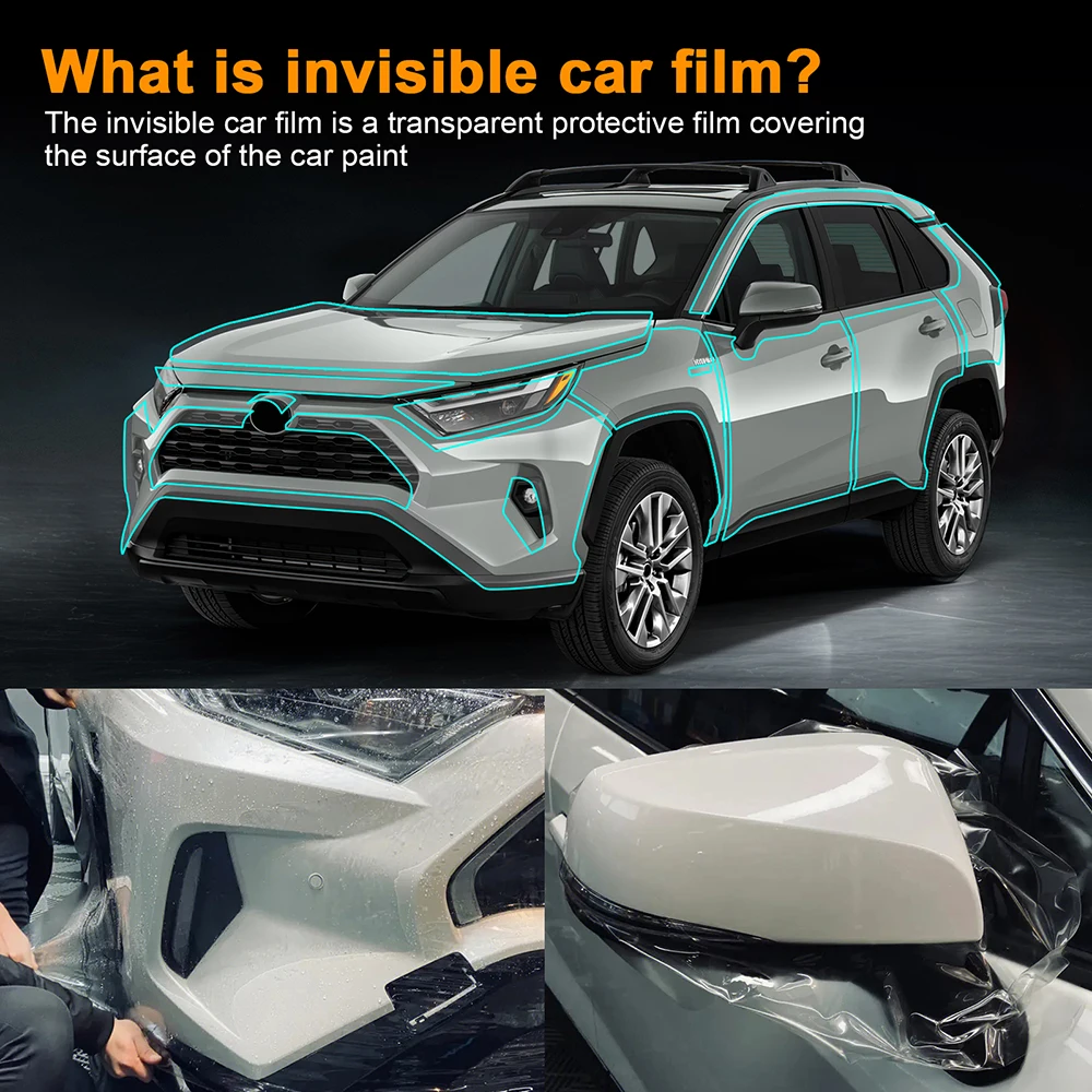 Прозрачная защитная пленка из ТПУ для TOYOTA RAV4 LE XLE LIMITED HYBRID 2019-2021 2022 2023 2024