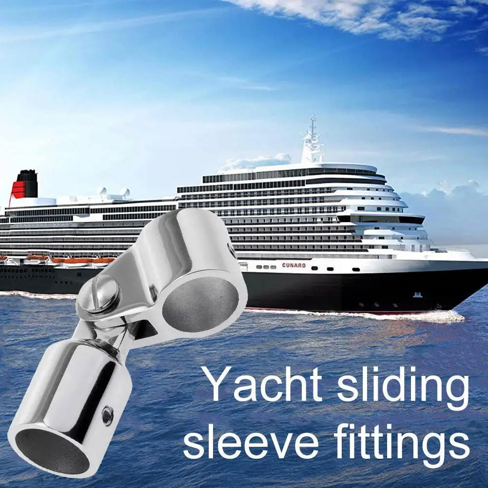 

Полированная сталь лодочный тент ручной рельсовый фитинг 7/8 (25 мм) дюймовый локоть-серебристый R4B7