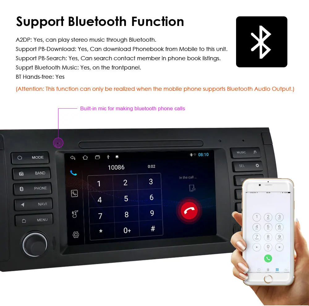 Автомагнитола на Android стерео GPS для B M W M3 E39 X5 dvd-плеер аудио навигация |