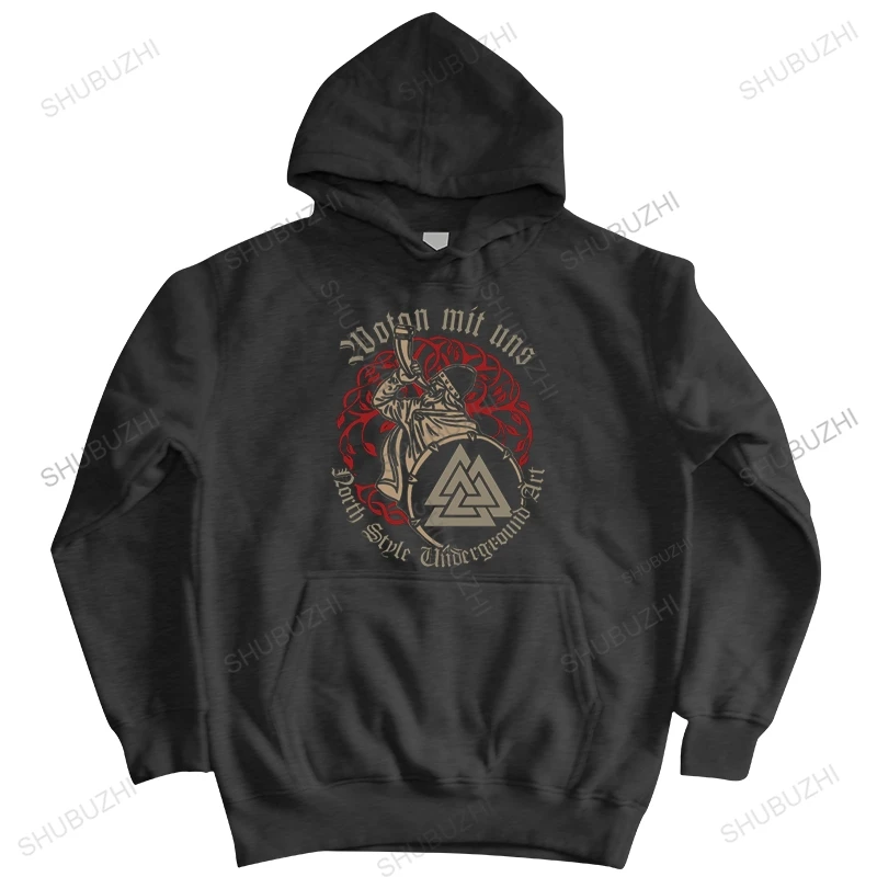 Per il tempo libero Magliette Gli Мужское Wotan Mit Uns Vichinghi Uomo зимнее пальто Manica Corta O Collo Vestiti Squadra топы