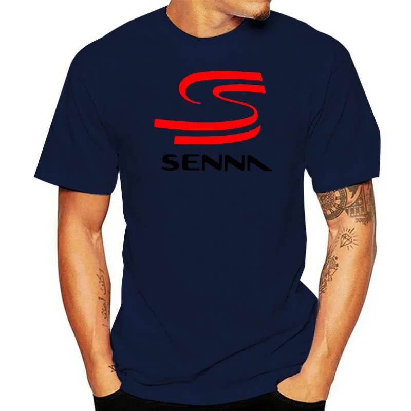 

Ayrton Senna T Shirts F1 Formula One Driver Print Men Women Fashion Oversized O Neck 100