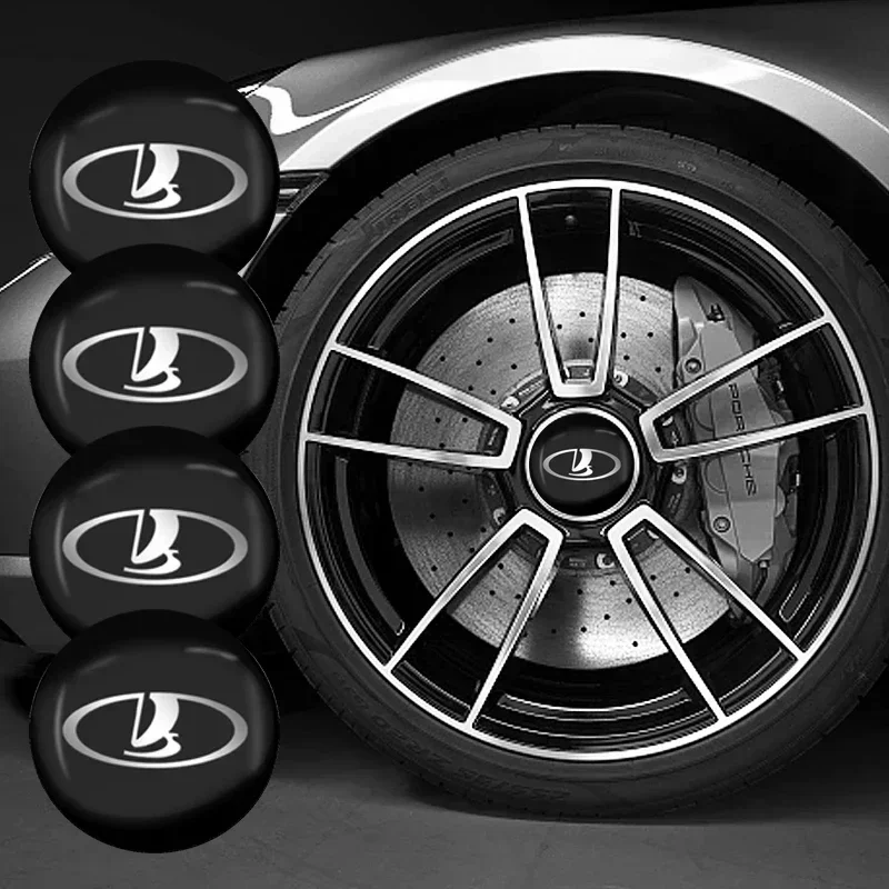 Колпачки на ступицы колеса для Lada VESTA Niva Kalina Priora Granta Largus Vaz Samara 2110 4 шт.