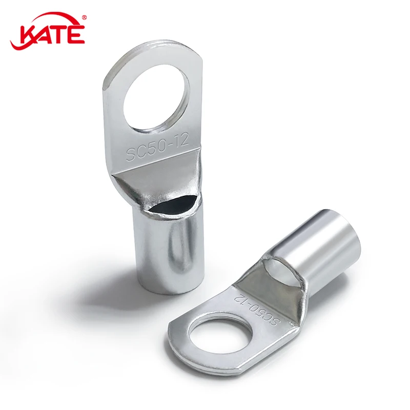 

5/10PCS SC95 SC120 SC150 SC Type Lug Terminal 50-70 mm² Cable Lugs Wire Connector Tinned Electrical Solder Lug 6-2/0 AWG