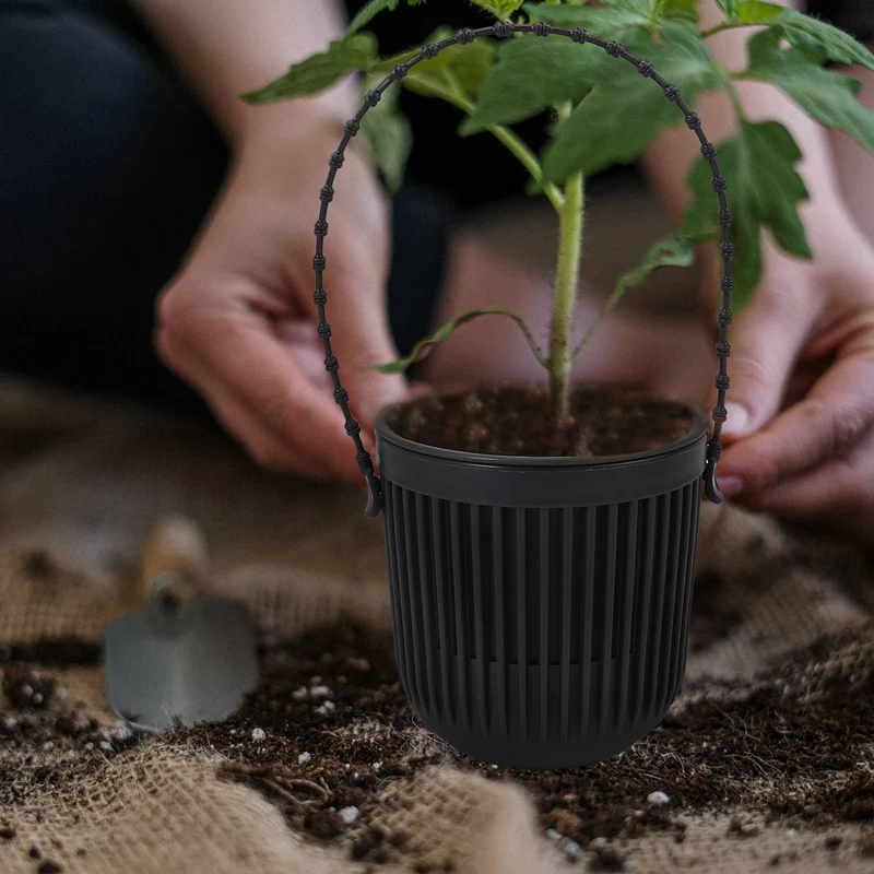 

5 шт., пластиковые подвесные настенные горшки для цветов