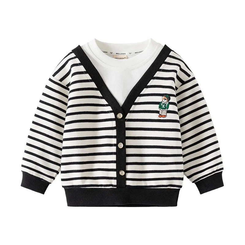 Комплект одежды из искусственной кожи для маленьких девочек детские однотонные