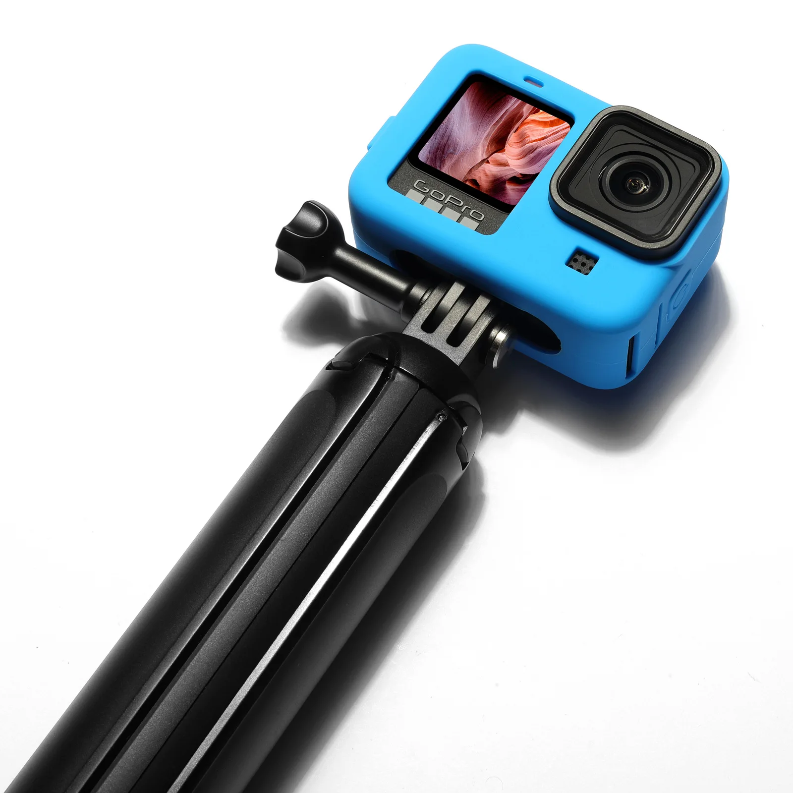 Gopro8 9 10 11 силиконовый рукав для камеры Hero 8 9 10 11 Черный Синий Защитный металлический рукав для камеры