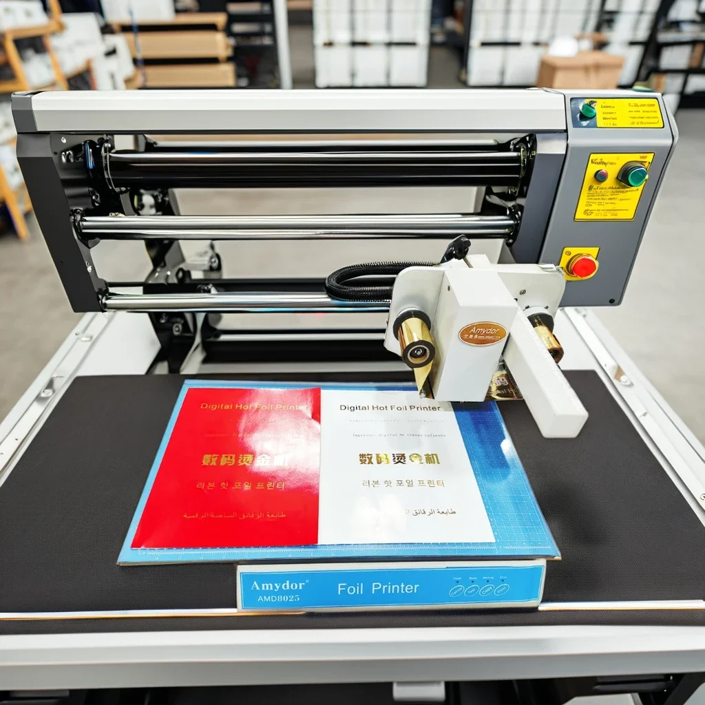 AMD8025 цифровой планшетный принтер для золотой фольги печатная машина горячего