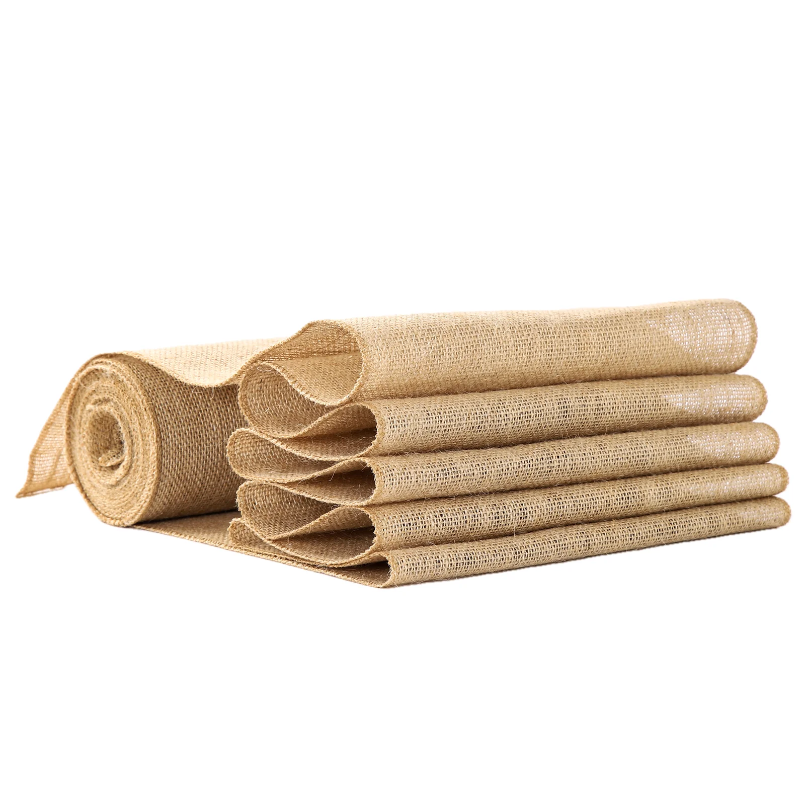 KingNoteCatt аккуратная ПРИШИТАЯ джутовая скатерть для украшения свадебной вечеринки