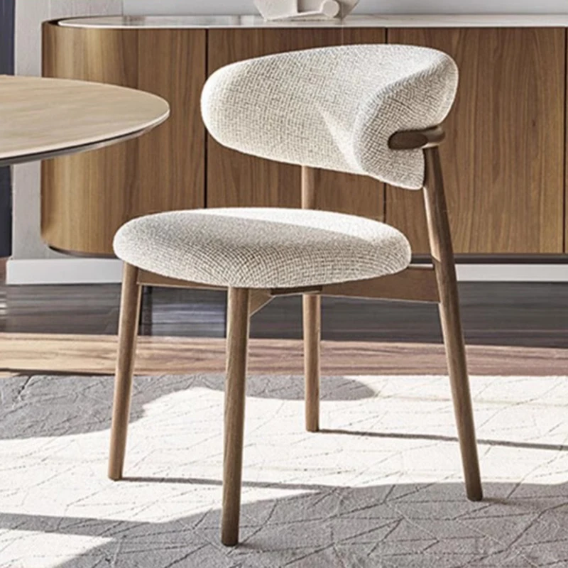 

Bedroom Wooden Cute Chair High Makeup Bar Single Relax Modern Chairs Ergonomic Funky Floor Poltrona Design Balcony Furniture
