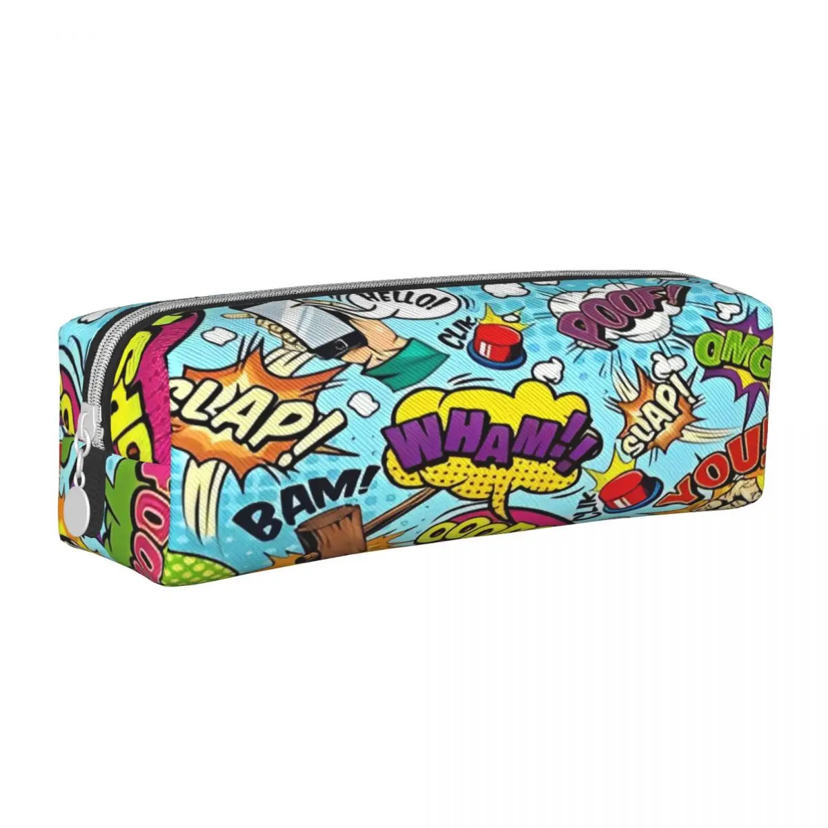 Новые пеналы с красочными элементами комиксов держатель для ручек девочек и