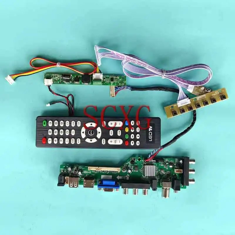 

Плата контроллера для M238HCA M238HCJ MV238FHM, ЖК-дисплей, DVB, AV USB RF VGA HDMI-совместимый Комплект «сделай сам», 30-контактный LVDS 1920*1080 23,8"