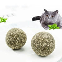 pet cat natural catnip treat ball cat chasing activity ball pet food cat snacks cat grass ball cat refreshing excitement