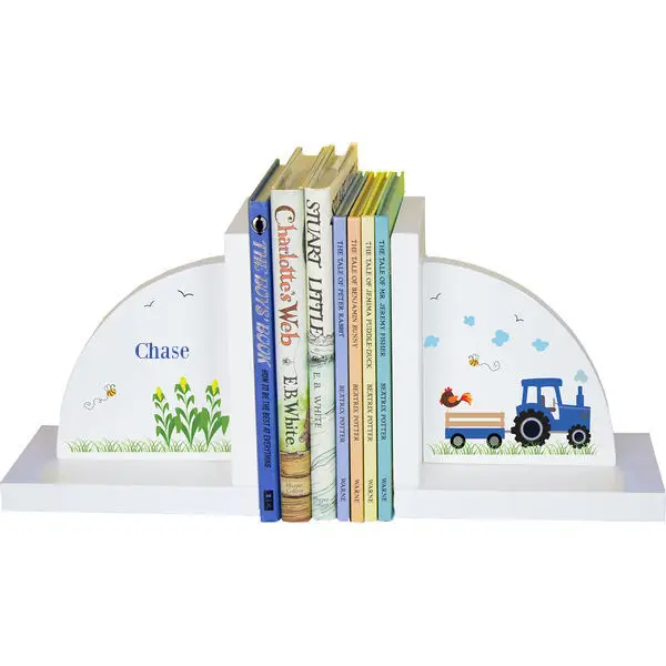 

Персонализированные детские книги с синим трактором