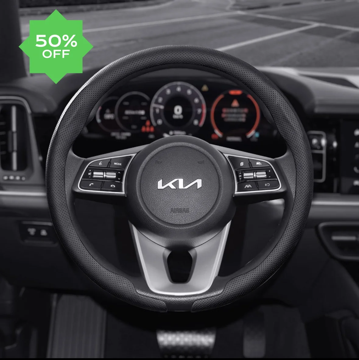 

Чехол на руль автомобиля KIA, кожаный наппа, чехол для автомобильного рулевого колеса Rio Sorento Sportage Forte K3 K5 Stonic Strong Spectra Optima