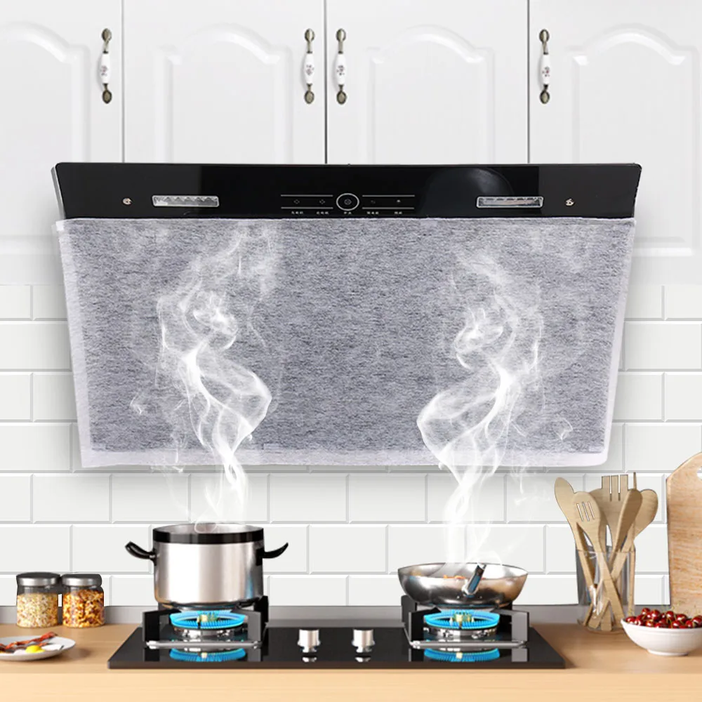 

Range Hood Oil-Absorbing Paper Oil-Proof Sticker Kitchen Oil Filter Paper Anti Oil Cotton Filters