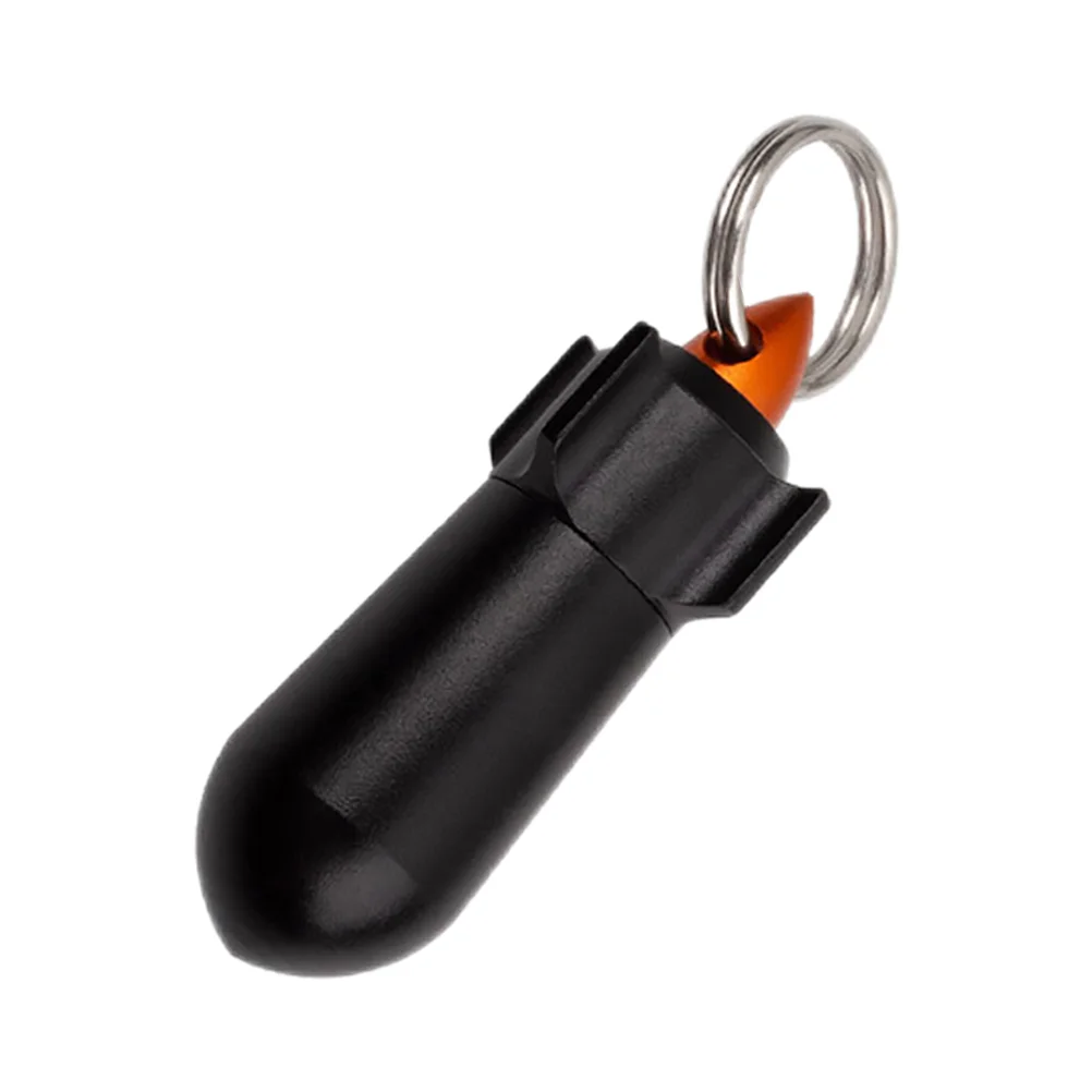 

Box Keychain Container Keyring Holder Case Travel Carrier Medication Fob Purse Waterproof Hanging Bottle Dispenser