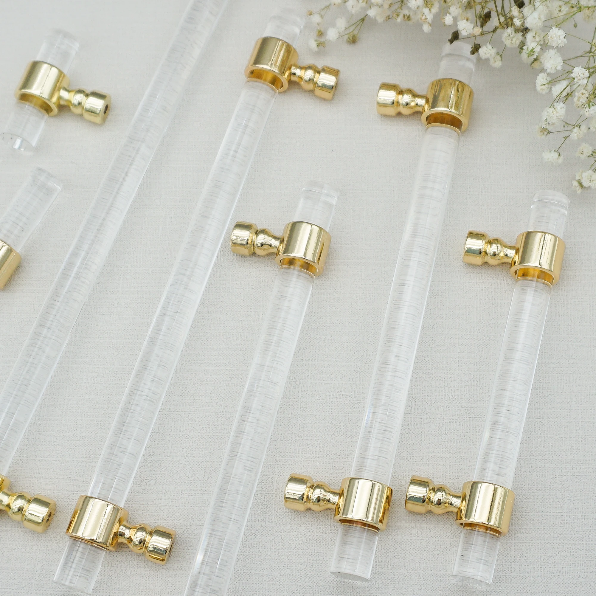 Акриловые мебельные ручки разных размеров для шкафов и ящиков, прозрачная ручка для кухонного шкафа, Скандинавская простая дверная ручка