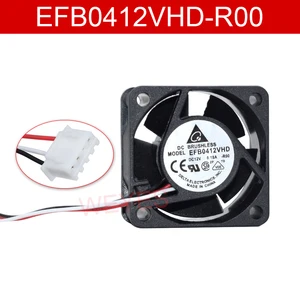 EFB0412VHD -R00 4020 4CM 12V 0.18A fan 3 wires for H3C 3600 5600 S3100-52P Switch fan NEW 40 40 20MM