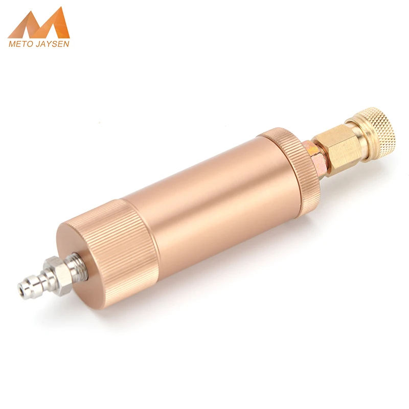 PCP Paintball High Pressure Pump Filter M10x1 Thread 40Mpa 6000Psi Golden Water-Oil Separator Air Filtering 8MM Quick Connector