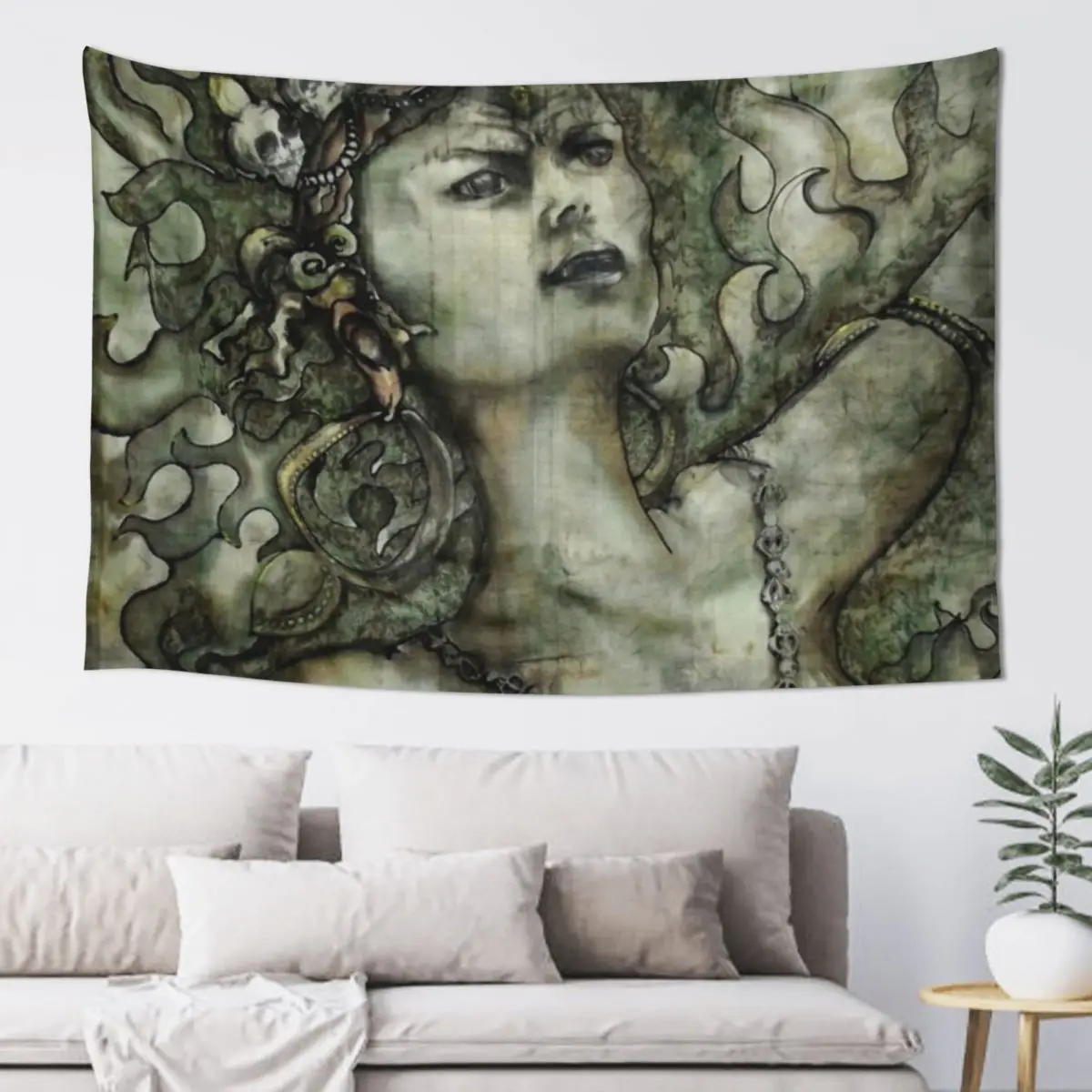 Гобелен Ananda Dakini Vajrayogini настенные украшения домашний декор эстетический гобелен