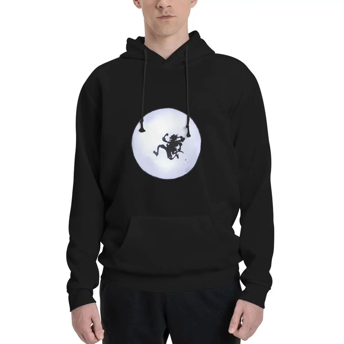 Hito No Mi Модель Ника Толстовки Аниме Негабаритная куртка с капюшоном Мужская