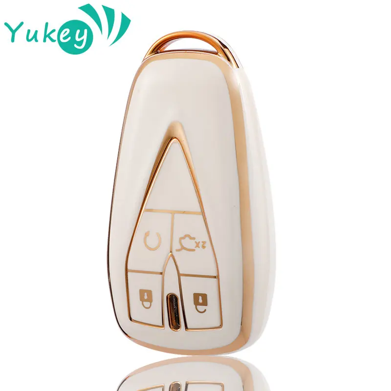 Чехол для автомобильного ключа из ТПУ с 2/3/4 кнопками, чехол для Changan CS35 Plus, CS55 Plus, CS75 Plus, 2019, 2020, защитный чехол для ключей, держатель